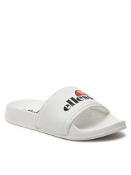 Ellesse Klapki Filippo Slide SGVF0834 Biały. Białe klapki damskie Ellesse, bez wzorów, ze skóry, bez obcasa, bez zapięcia. Za 99.99 zł.