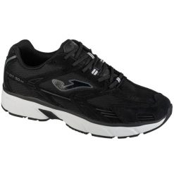 Buty sportowe Sneakersy unisex, RT50 24 RRT50W. Czarne buty sportowe męskie Joma, bez wzorów, bez zapięcia, do biegania. Za 259.99 zł.