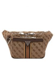 Guess Nerka HMMIST P5156 Beżowy. Brązowe saszetki i nerki męskie Guess, z aplikacjami, z materiału. Za 229.99 zł.