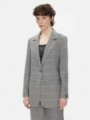 Pepe Jeans Marynarka Flavia PL402503 Szary Regular Fit. Szare marynarki i żakiety damskie Pepe Jeans, bez wzorów, z jeansu, bez kołnierzyka, bez ramiączek. Za 689.99 zł.