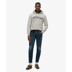 Bluza z kapturem Superdry Outdoor Scene. Szare bluzy męskie Superdry, m, bez wzorów, z kapturem, outdoorowe. Za 343.40 zł.