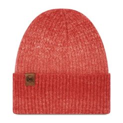 Czapka Buff. Czerwone czapki damskie Buff, na zimę, bez wzorów. Za 129.99 zł.
