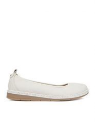 Lasocki Baleriny CEO-WI23-LYLA-01 Écru. Balerinki damskie Lasocki, bez wzorów, ze skóry, bez obcasa, bez zapięcia. Za 199.99 zł.
