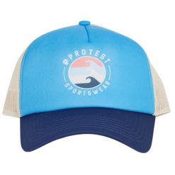 Czapka męska Protest PRTMARKBY cap. Niebieskie czapki męskie Protest, bez wzorów. Za 119.99 zł.