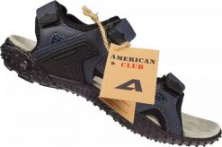 American Club Młodzieżowe sandały American Club DHL-61NA 37. Sandały męskie American CLUB, bez wzorów, młodzieżowe, bez zapięcia. Za 119.00 zł.
