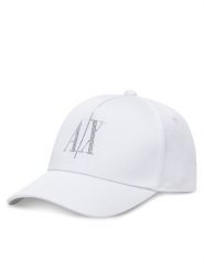 Armani Exchange Czapka z daszkiem XW000957 AF13846 U0002 Biały. Białe czapki damskie Armani Exchange, bez wzorów, z bawełny. Za 219.99 zł.