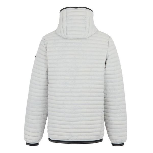 Kurtka z kapturem Regatta Rigain. Białe kurtki męskie Regatta, bez wzorów, z puchu, sportowe, z kapturem. Za 129.99 zł.