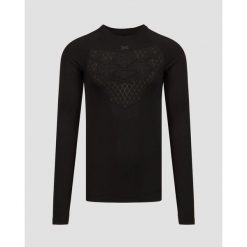 Koszulka biegowa męska termoaktywna X-Bionic Twyce Run Shirt LS Black. Czarne bluzy męskie X BIONIC, m, bez wzorów, sportowe, bez ramiączek, bez kaptura. W wyprzedaży za 325.00 zł.