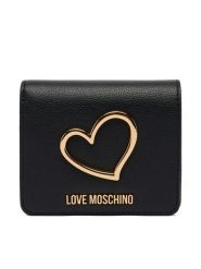 LOVE MOSCHINO Portfel JC5506PP1OLQ0000 Czarny. Czarne portfele damskie Love Moschino, ze skóry. Za 469.99 zł.