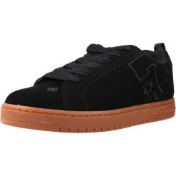 Buty DC COURT GRAFFIK M Czarny. Czarne buty zimowe męskie DC Shoes, bez wzorów, ze skóry, bez obcasa, bez zapięcia. Za 351.99 zł.