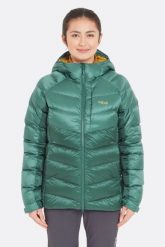 Kurtka glaceon pro women-eucalyptus-green slate-10 (s) RAB. Zielone kurtki sportowe damskie NoName, s, bez wzorów, bez ramiączek, bez kaptura. Za 1,051.99 zł.
