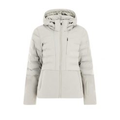 Damska kurtka narciarska Protest Hazely. Białe kurtki sportowe damskie Protest, na zimę, bez wzorów, bez ramiączek, bez kaptura, narciarskie. Za 916.50 zł.