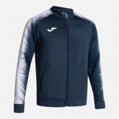 Kurtka z dresu Joma Elite XI. Białe kurtki sportowe damskie Joma, l, bez wzorów, z dresówki, bez ramiączek, bez kaptura, do biegania. Za 339.00 zł.