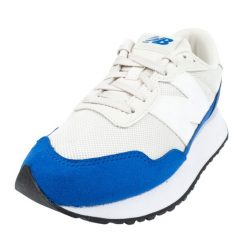Trampki Męskie Zamsz. Białe trampki męskie New Balance, bez wzorów, z zamszu, bez zapięcia. Za 419.99 zł.