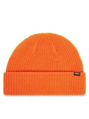 Vans Czapka Core Basic Cuff Beanie VN000QB4FLM1 Pomarańczowy. Brązowe czapki damskie Vans, na zimę, bez wzorów, z materiału. Za 109.99 zł.