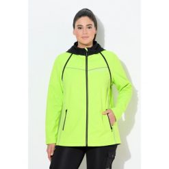 Damskie Kurtka funkcyjna 2w1 HYPRAR hydrofobowa stójka. Zielone kurtki sportowe damskie Ulla Popken, plus size, bez wzorów, z materiału, bez ramiączek, bez kaptura, trekkingowe. W wyprzedaży za 383.99 zł.