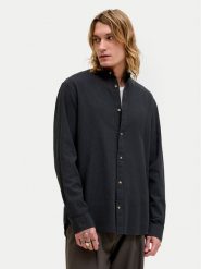 Jack & Jones Koszula Summer 12289184 Czarny Regular Fit. Czarne koszule męskie Jack & Jones, m, bez wzorów, z bawełny, bez kołnierzyka, bez ramiączek. Za 159.99 zł.