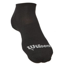 Skarpety tenisowe męskie Wilson Kaos No Show Sock. Czarne skarpety męskie Wilson, bez wzorów. Za 40.00 zł.