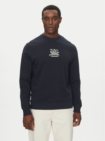 Element Bluza ELYSF00282 Granatowy Regular Fit. Niebieskie bluzy męskie Element, m, bez wzorów, z bawełny, bez ramiączek, bez kaptura. Za 159.99 zł.