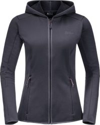 Jack Wolfskin Bluza damska Baiselberg Hooded Fz W graphite r. S (1710771_1388). Szare bluzy damskie Jack Wolfskin, s, bez wzorów, bez ramiączek, bez kaptura. Za 194.48 zł.