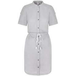 Damska sukienka bawełniana LOAP Nury, XS. Fioletowe sukienki damskie LOOP, na lato, xs, bez wzorów, z bawełny, sportowe, bez kołnierzyka, bez ramiączek, sportowe. Za 76.26 zł.