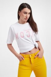 T-shirt damski DSQUARED2. T-shirty damskie Dsquared2, xs, bez wzorów, bez kołnierzyka, bez ramiączek. W wyprzedaży za 1,630.85 zł.