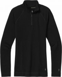 Smartwool W'S Classic Thermal Merino Base Layer 1/4 Zip Boxed, 001 | black, XL. Czarne bielizna sportowa damska Smartwool, s, bez wzorów. Za 371.77 zł.