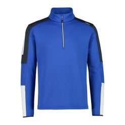 Bluza męska techniczna CMP 31E0447. Niebieskie bluzy męskie CMP, m, bez wzorów, sportowe, bez ramiączek, bez kaptura. W wyprzedaży za 209.99 zł.