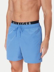 Tommy Hilfiger Szorty kąpielowe UM0UM03489 Niebieski Regular Fit. Niebieskie kąpielówki męskie Tommy Hilfiger, l, bez wzorów, z syntetyku. Za 179.99 zł.