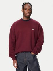Adidas Bluza Trefoil Essentials LL1046 Bordowy Regular Fit. Czerwone bluzy męskie Adidas, m, bez wzorów, z bawełny, bez ramiączek, bez kaptura. Za 279.99 zł.