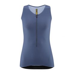 Damski tank top Mavic Aksium. Niebieskie topy damskie MAVIC, l, bez wzorów, sportowe, bez kołnierzyka, bez ramiączek. Za 405.00 zł.