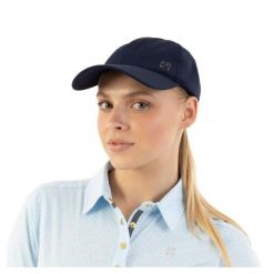 Damska czapka z daszkiem ANKY ATC261501. Niebieskie czapki damskie ANKY, z aplikacjami, z lycry. Za 173.00 zł.