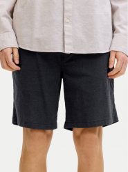 Jack & Jones Szorty materiałowe Jaiden 12293768 Czarny Relaxed Fit. Czarne szorty męskie Jack & Jones, bez wzorów, z bawełny. Za 119.99 zł.