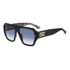 Okulary przeciwsłoneczne męskie DSQUARED2 D2 0128/S TAY, rozmiar 58 mm. Czarne okulary przeciwsłoneczne damskie DSQUARED. Za 1,243.65 zł.