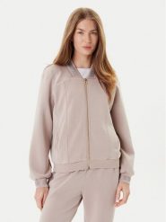 Liu Jo Bluza TF5090 J4616 Beżowy Regular Fit. Brązowe bluzy damskie Liu Jo, l, bez wzorów, z syntetyku, bez ramiączek, bez kaptura. Za 769.99 zł.