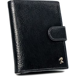 Portfel męski czarny Rovicky skórzany N4L-ISR-BP BLACK. Czarne portfele męskie ROVICKY, bez wzorów, ze skóry. Za 64.00 zł.