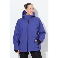 Damskie Kurtka funkcyjna HYPRAR wodoodporna dwukierunkowy zamek błyskawiczny. Niebieskie kurtki sportowe damskie Ulla Popken, plus size, bez wzorów, z materiału, bez ramiączek, bez kaptura, trekkingowe. Za 699.99 zł.