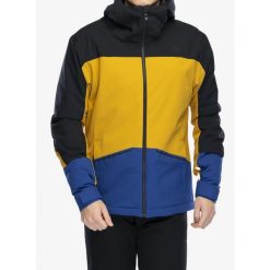 Kurtka męska narciarska Ziener Timbarra. Brązowe kurtki sportowe męskie Ziener, na zimę, m, bez wzorów, bez kaptura, narciarskie. Za 839.99 zł.