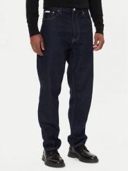Calvin Klein Jeansy 90's LV04RD713G Granatowy Straight Fit. Niebieskie jeansy męskie Calvin Klein, z bawełny. Za 429.99 zł.