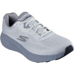 Buty sportowe męskie Skechers Go Run Now Lightdrive. Szare buty sportowe męskie Skechers, bez wzorów, bez zapięcia, do biegania, Skechers Sport. Za 289.99 zł.