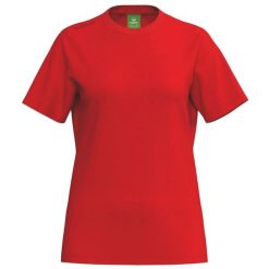 Klasyczny damski T-shirt sportowy Erima czerwony. Czerwone koszulki sportowe damskie Erima, bez wzorów, z bawełny, bez ramiączek. Za 155.00 zł.