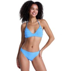 Majtki bikini o średnim kryciu dla Kobiety PARADISE WAVE Niebieski. Niebieskie bikini Roxy, bez wzorów, z elastanu. Za 149.99 zł.