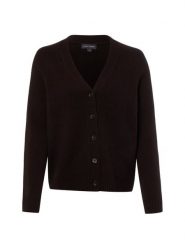 Franco Callegari kardigan z merynosów Kobiety Wełna merino brązowy, S. Brązowe kardigany damskie Franco Callegari, s, bez wzorów, z wełny, bez kołnierzyka. Za 349.95 zł.