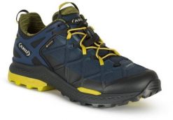 Buty trekkingowe męskie Aku M'S ROCKET DFS GTX, blue/ mustard, 43. Niebieskie trekkingi męskie Aku, bez zapięcia. Za 619.50 zł.