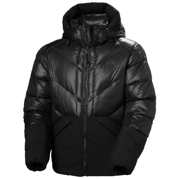 Kurtka puchowa Helly Hansen Village Down. Czarne kurtki męskie Helly Hansen, m, bez wzorów, z puchu, bez kaptura. Za 1,161.00 zł.