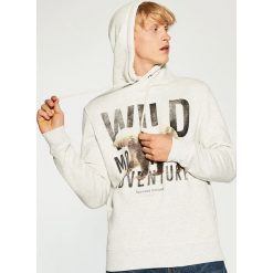 Bluza z kapturem - Kremowy. Białe bluzy damskie House, l, bez wzorów, bez ramiączek, z kapturem. Za 69.99 zł.