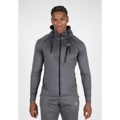 Scottsdale Kurtka dresowa - Szary. Szare kurtki męskie GORILLA WEAR, xl, bez wzorów, z dresówki, sportowe, bez kaptura. Za 297.00 zł.