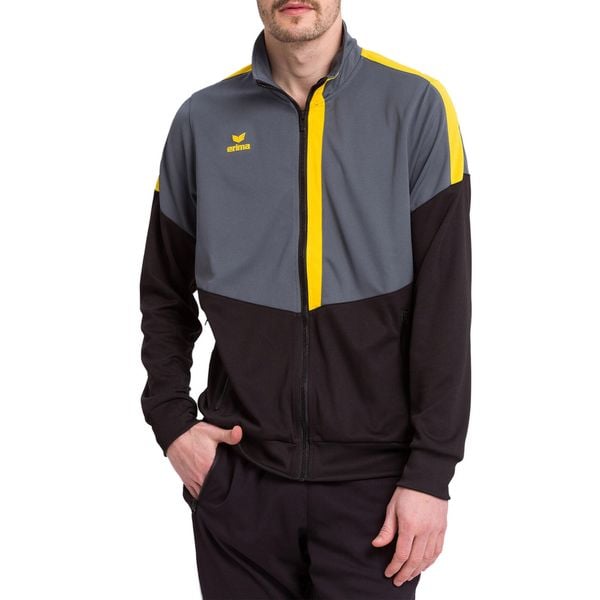 Kurtka Erima Worker Squad. Czarne kurtki męskie Erima, m, bez wzorów, sportowe, bez kaptura. Za 156.85 zł.