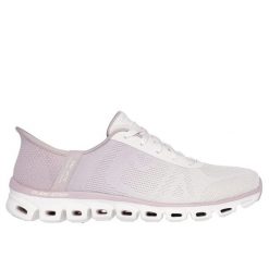 Tenisówki Skechers Glide-step Excite. Brązowe trampki i tenisówki damskie Skechers, bez wzorów, bez zapięcia. Za 327.99 zł.
