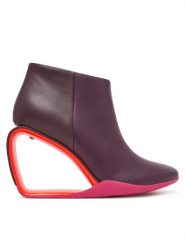 United Nude Botki Mobius Ankle Bootie Hi 1093799316 Fioletowy. Fioletowe botki damskie United Nude, bez wzorów, ze skóry, bez obcasa, na koturnie, bez zapięcia. Za 1,689.00 zł.
